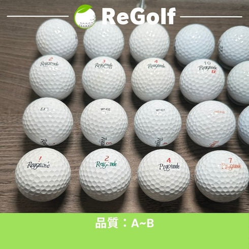【中古】 ロストボール ブリヂストン レイグランデ 銘柄混合 ホワイト 20球 ABランク ゴルフボール リゴルフ